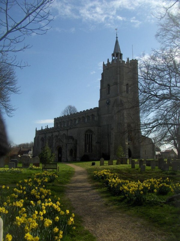 St Marys Burwell with St Etheldredas Reach Photos Spring time